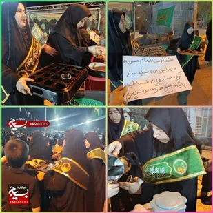 خدمات موکب جهادی هندیجان درمراسم رحلت پیامبر اسلام (ص)