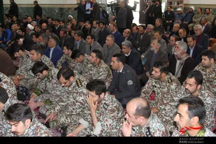 بزرگداشت شهدای حادثه تروریستی جاده خاش-زاهدان در همدان