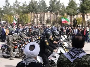 برگزاری همایش اقتدار بسیج شهرستان مبارکه