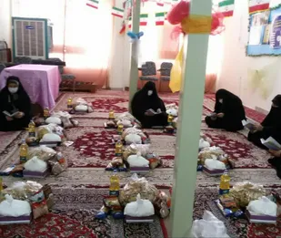 تهیه و توزیع بسته های معیشتی بین نیازمندان