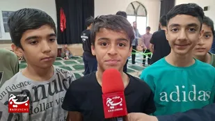 حال و هوای خاص پسران تربت&zwnj;جامی در آیین اعتکاف از نگاه دوربین بسیج
