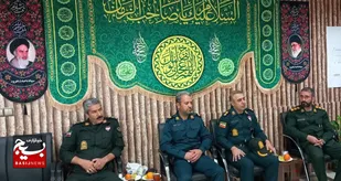 دیدار جمعی از مسئولین شاهرود با فرمانده ناحیه مقاومت بسیج سپاه شهرستان+ تصاویر