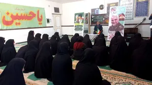 مراسم سوگواری ایام فاطمیه و جهاد تبیین