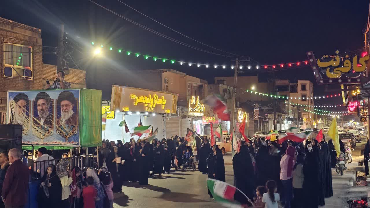 مادران گتوند با فریاد «مرگ بر آمریکا»، شبهای تیره را سنگر مقاومت رقم زدند
