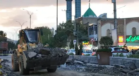 فاز نخست پیاده‌راه هسته مرکزی اراک آغاز شد