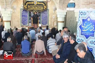برگزاری مراسم گرامیداشت شهدای خدمت در مسجد انصارالحسین(ع) همدان