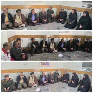 دیدار جانشین ناحیه مقاومت بسیج آغاجاری با مددجویان بهزیستی