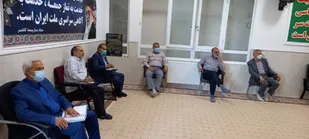 دیدار جمعی از رزمندگان و ایثارگران دفاع مقدس شهر کاشمربا امام جمعه جدید کاشمر