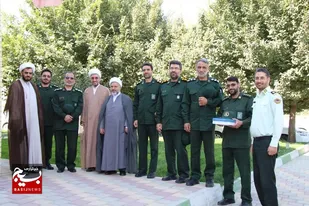 دیدار مسئول نمایندگی ولی فقیه در سپاه انصار الحسین(ع) با مسئول عقیدتی سیاسی انتظامی استان همدان