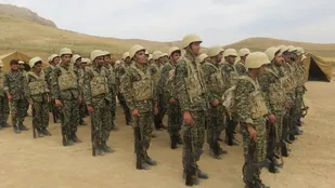 برگزاری اردوی آموزش نظامی بسیجیان در فارسان