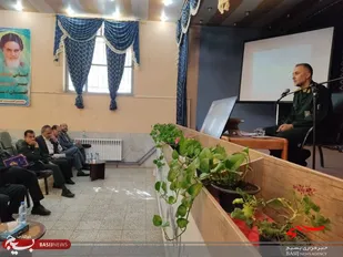 تودیع و معارفه فرمانده حوزه مقاومت بسیج امام حسین (ع)گلباف
