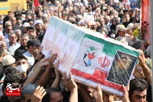 تشییع پیکر مطهر سه شهید مدافع وطن در رفسنجان