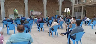 گردهمایی مداحان و نوحه&zwnj;خوانان شهرستان ابرکوه برگزار شد