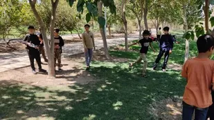 برگزاری اردوی بسیجیان پایگاه شهید مطهری(ره) امامزاده نرمی برخوار