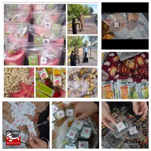 تهیه و توزیع پک های خوراکی در بین بسیجیان در ایست بازرسی ها توسط کمیته خادمین شهدای شهرستان باغملک&nbsp;