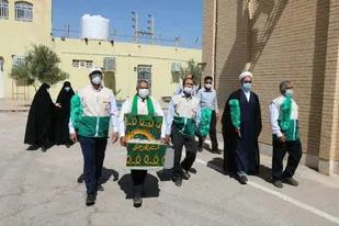 حضور خادمیاران رضوی میبد در زندان اردکان