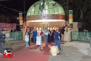 خادمی بی&zwnj;وقفه برای زائران اربعین توسط خادمان جهادی در موکب حیدریون اسدآباد