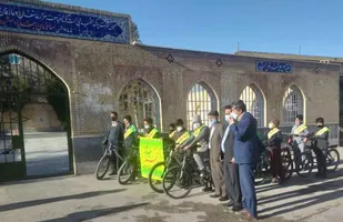 همایش دوچرخه سواری در شهرستان لردگان