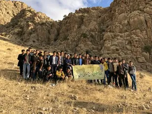 کوهپیمایی دانش آموزان فلارد