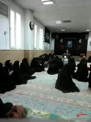 برگزاری مراسم شهادت حضرت زهرا در هیئت محبان الزهرا (س)
