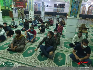 رزمایش فراخوانی و آمادگی دسته های گردان بیت المقدس در دیلم