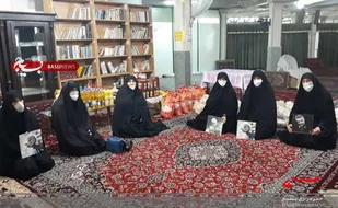 بازدید مسئول بسیج جامعه زنان استان همدان از پایگاه نمونه استانی