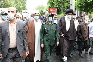 برگزاری راهپیمایی پرشور روز قدس در حمایت از مردم مظلوم فلسطین در کرج