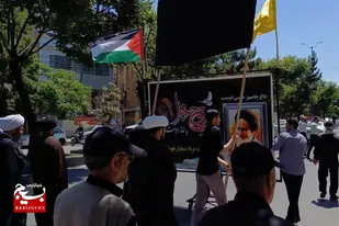 عزاداری مردم دارالمومنین همدان در سالروز ارتحال امام خمینی(ره)