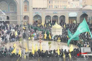 کاروان نمادین ورود حضرت معصومه(س) به شهر قم برگزار شد