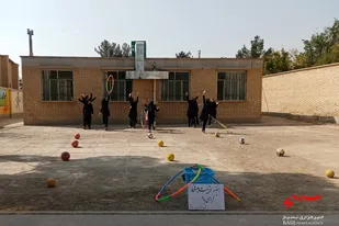 مسابقات ورزشی در مدارس روستای حسن آباد دامغان برگزار شد