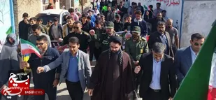 برگزاری راهپیمایی یوم الله ۲۲ بهمن در شهر گُلگیر