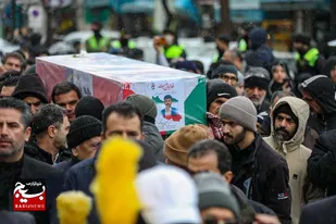 تشییع پیکر مطهر ۳ شهید مدافع امنیت در مشهد