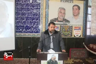 سومین سالگرد حاج قاسم سلیمانی در ریحان شهر زرند