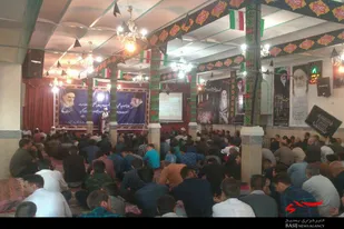 مراسم گرامیداشت شهدای قیام خونین ۱۵خرداد در گیان