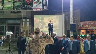 گرامیداشت روز سرباز در تجمعات شبانه رامیان