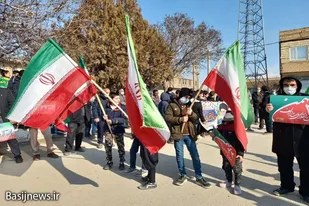 حضور حماسی مردم شهیدپرور روستای قباق تپه در راهپیمایی ۲۲بهمن