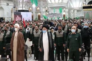 رزمایش جهادگران، بسیجیان رسانه و فضای مجازی در حرم مطهر امام خمینی(ره)