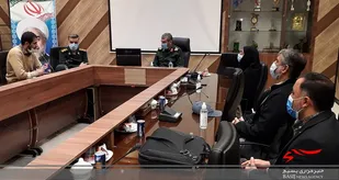 حضور سردار مطهری در کانون بسیج فرهنگیان ناحیه یک