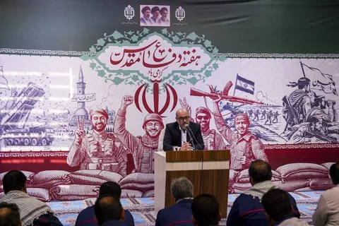 مراسم گرامیداشت هفته دفاع مقدس در بنیاد مستضعفان
