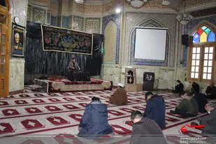 مراسم عزاداری و سوگواری ایام فاطمیه در آستان مقدس امام زاده طاهر(ع) برگزار شد+تصاویر