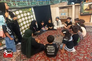 مراسم های محرم با محوریت عفاف و حجاب در روستای سرخه برگزار شد
