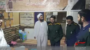بازدید از قرارگاه سلامت معنوی حوزه مقاومت شهید رجایی
