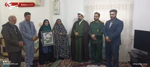 دیدار با خانواده های معظم شهدای شهرستان گلوگاه رزمایش دیدار شهدای رمضان