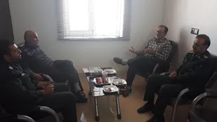 دیدار فرمانده سپاه ناحیه شاهرود با هیئت مدیره سردخانه سلام+ عکس