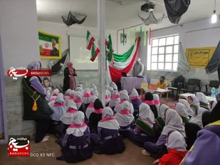 افتتاح واحد بسیج دانش آموزی امیدان ام سلمه روستای مغان شاهرود