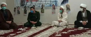 بازدید فرمانده ناحیه بسیج خوانسار از پایگاه شهید بهشتی ویست