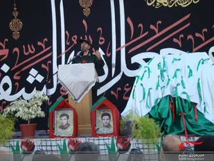 یادواره شهید شاخص سازمان حفاظت اطلاعات سپاه سرباز گمنام امام زمان (عج) جانباز شهید کیامرز ایزدی