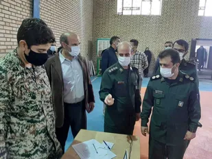 بازدید فرمانده سپاه پیشوا از مرکز واکسیناسیون جلیل آباد
