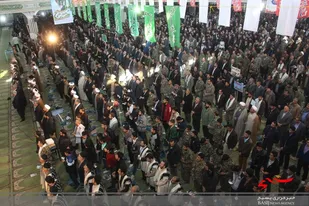 نمایش شکوه اقتدار در بام ایران