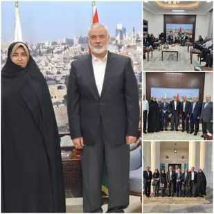 دیدار دکتر فلاحی با اسماعیل هنیه رهبر حماس